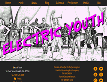 Tablet Screenshot of electricyouth.com
